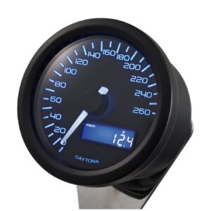 Daytona Daytona, Velona 60mm electronic speedometer 260km/h, black