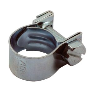 ABA Aba hose clamps, 12mm for 1/4" hose. Zinc plated
