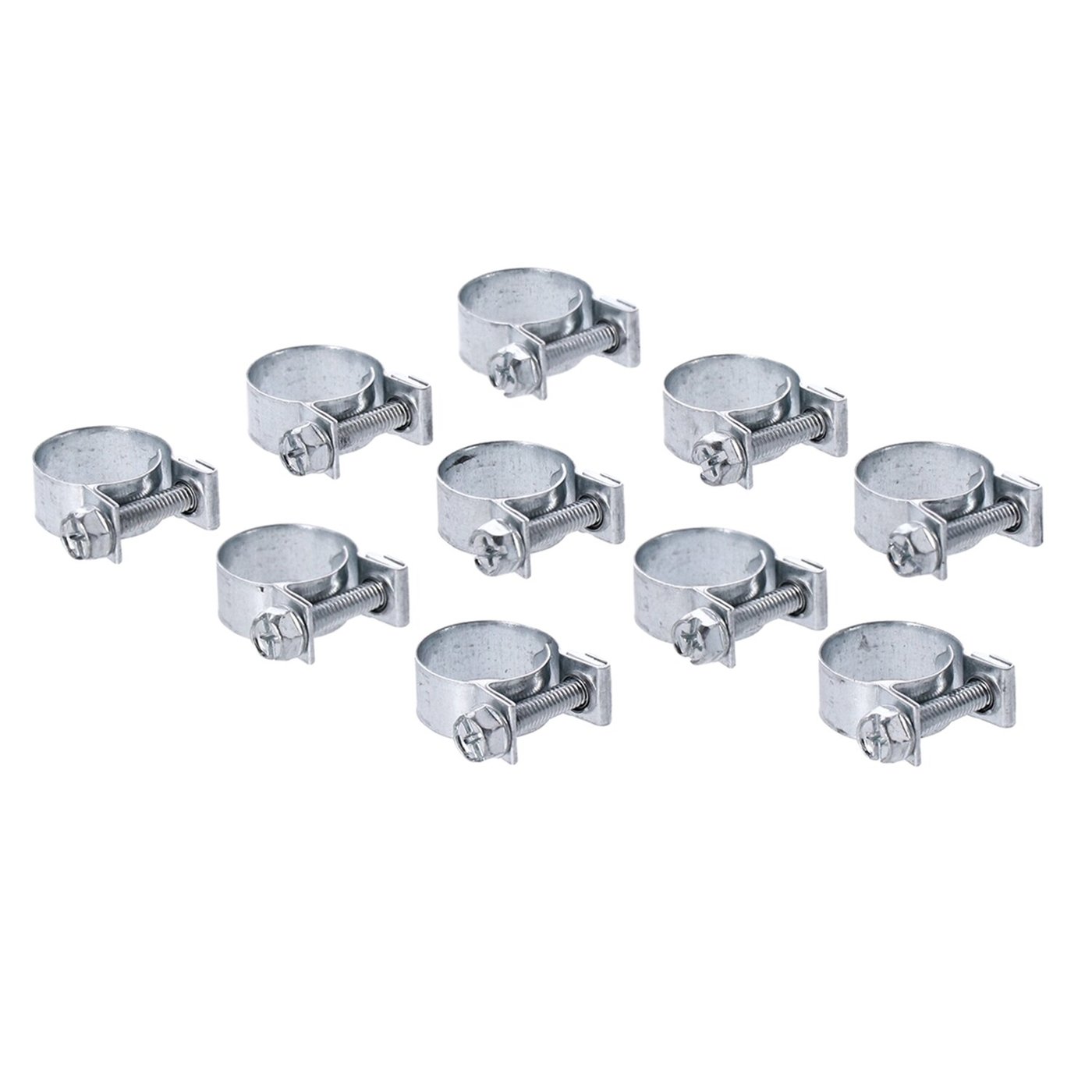 ABA Aba hose clamps, 15mm for 5/16" hose. Zinc plated