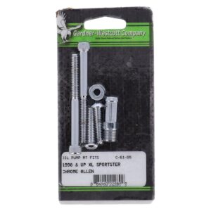 Gardner-Westcott Gardner-Westcott, oil pump mount kit. Chrome allen