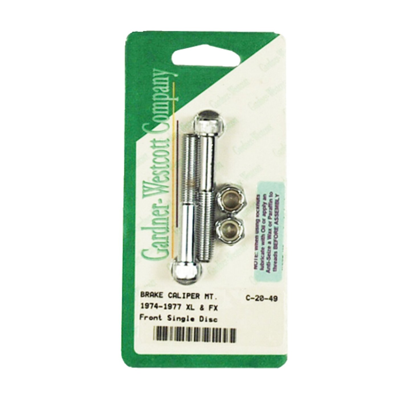 Gardner-Westcott Caliper mount kit, front