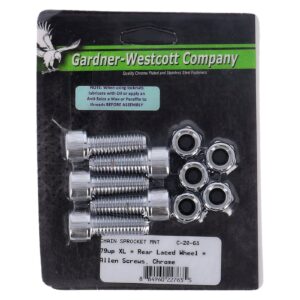 Gardner-Westcott Rear sprocket Mount kit, allen chr