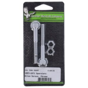 Gardner-Westcott Gardner-Westcott, gas tank mount kit. Chrome Allen