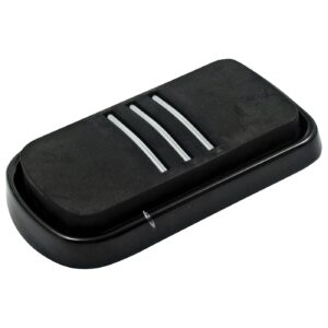 MCS Brake pedal pad, Tri-Rail. Black