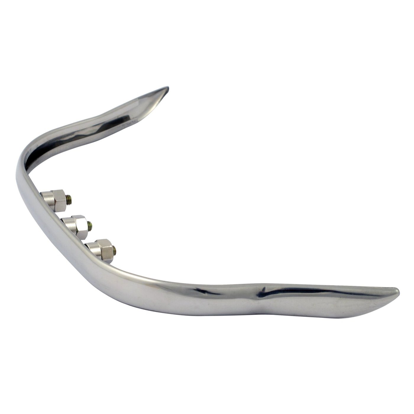 MCS Lower front fender trim, thin. Chrome