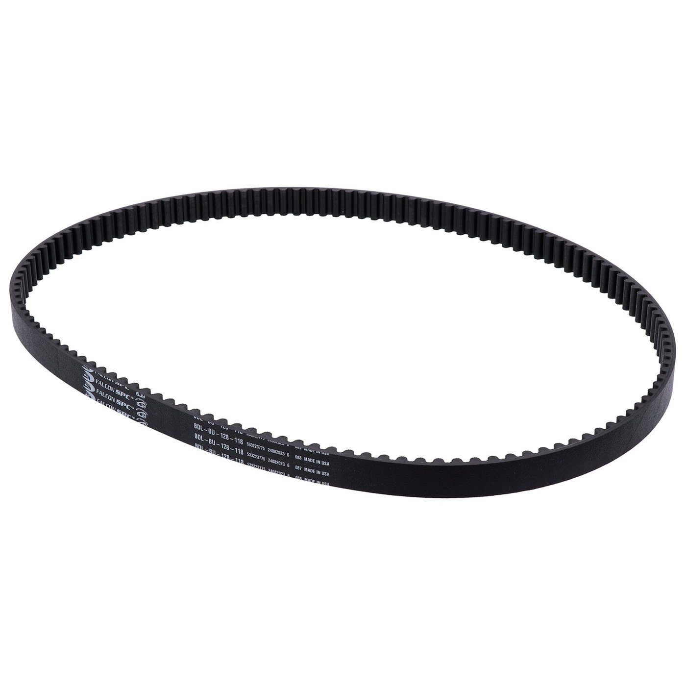 Belt Drives Ltd. Falcon SPC rear belt. 1-1/8" wide, 128T