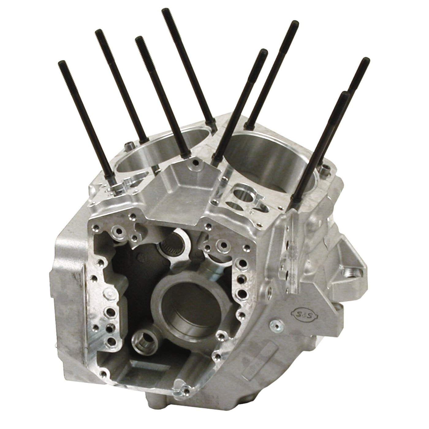 S&S S&S, 99-06 crankcase assembly, 4-1/8" bore. Silver - Image 2