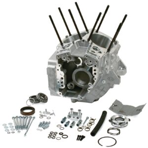 S&S S&S, 99-06 crankcase assembly, 4-1/8" bore. Silver