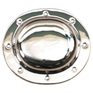 MCS Derby cover, tin primary. Plain chrome