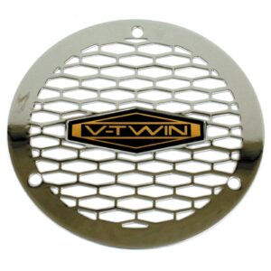MCS Derby cover, vented. Chrome