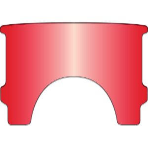 National Cycle National Cycle, repl. adj. lower window (style A). Red