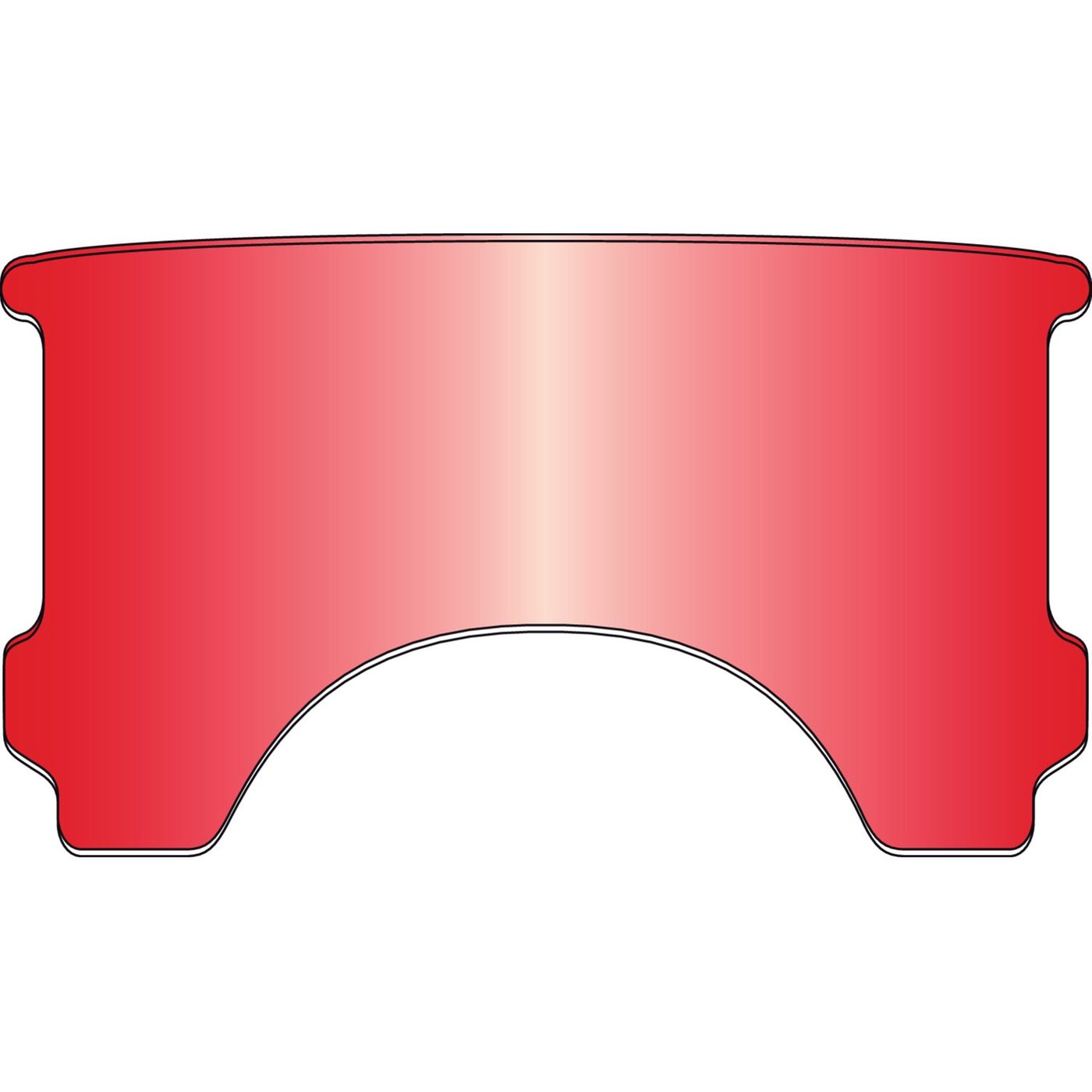National Cycle National Cycle, repl. adj. lower window (style C). Red