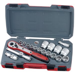 Tengtools Teng Tools, 1/2" socket wrench set. US 21pc