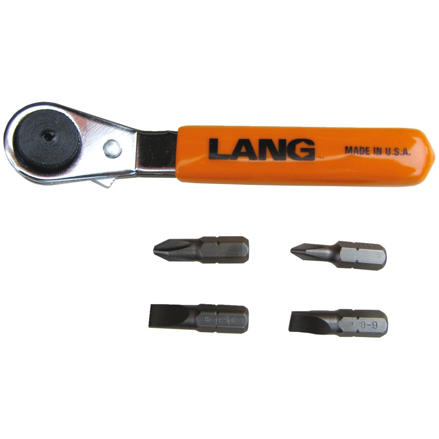 Lang Tools Lang Tools, mini ratcheting bit wrench. Offset