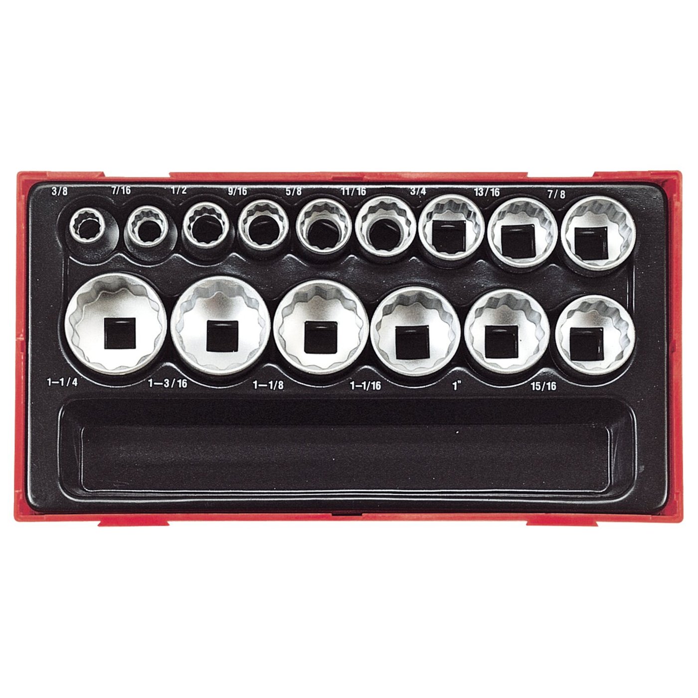Tengtools Teng Tools, 15-pc Metric 12-point sockets