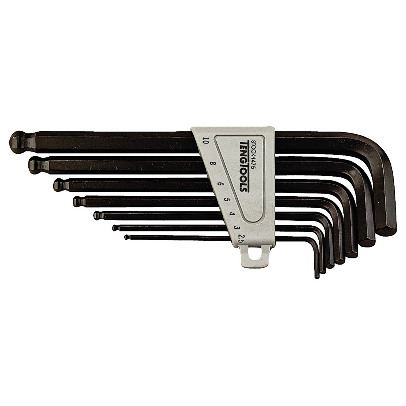 Tengtools Teng Tools, ball-end allen wrench set US sizes
