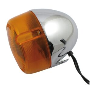 Chris Products Chris Products, turn signal. Front. Dual filament. Chrome