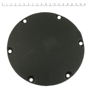 MCS Derby cover, OEM style Domed. Matte black