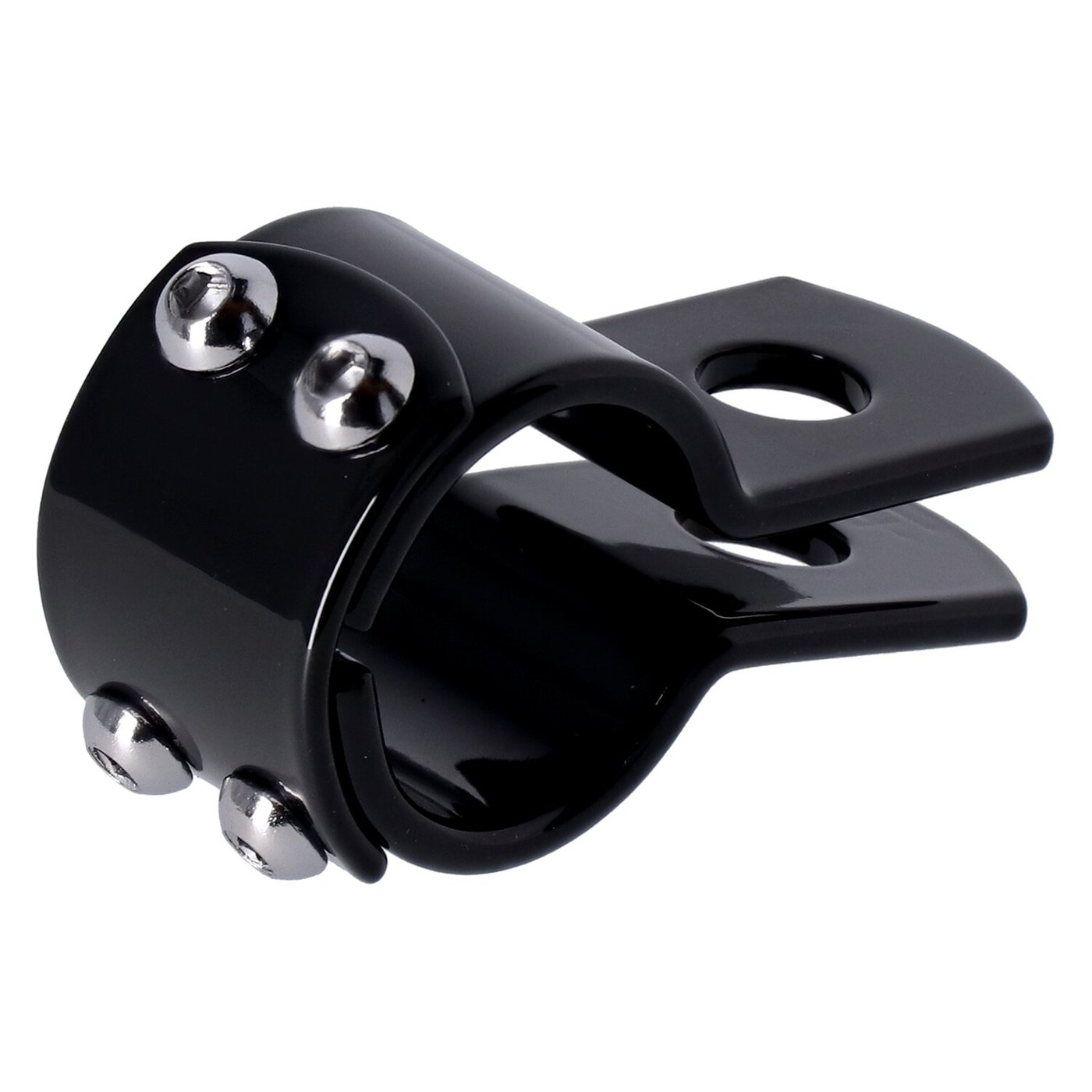 MCS 3-piece clamp 1-1/4". Black steel