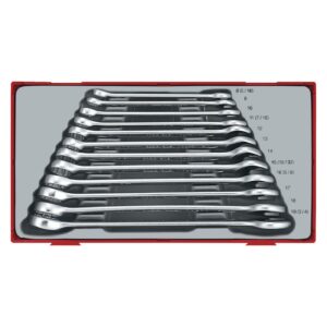 Tengtools Teng Tools, open/box end wrench set 12 pieces. Metric sizes