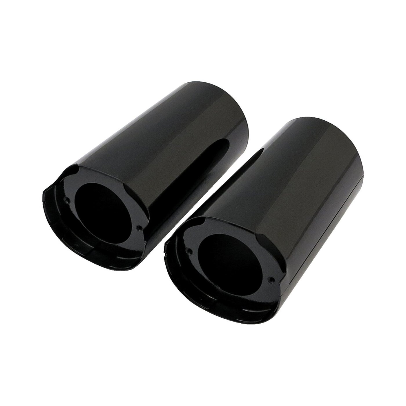 MCS Upper fork slider covers. +2". Black