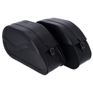 Ledrie Ledrie, reinforced rigid leather saddlebag set. 32 liter