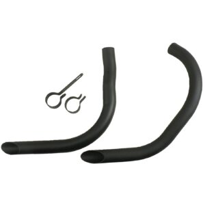 Samwel Drag pipes for 45" Flatheads, black