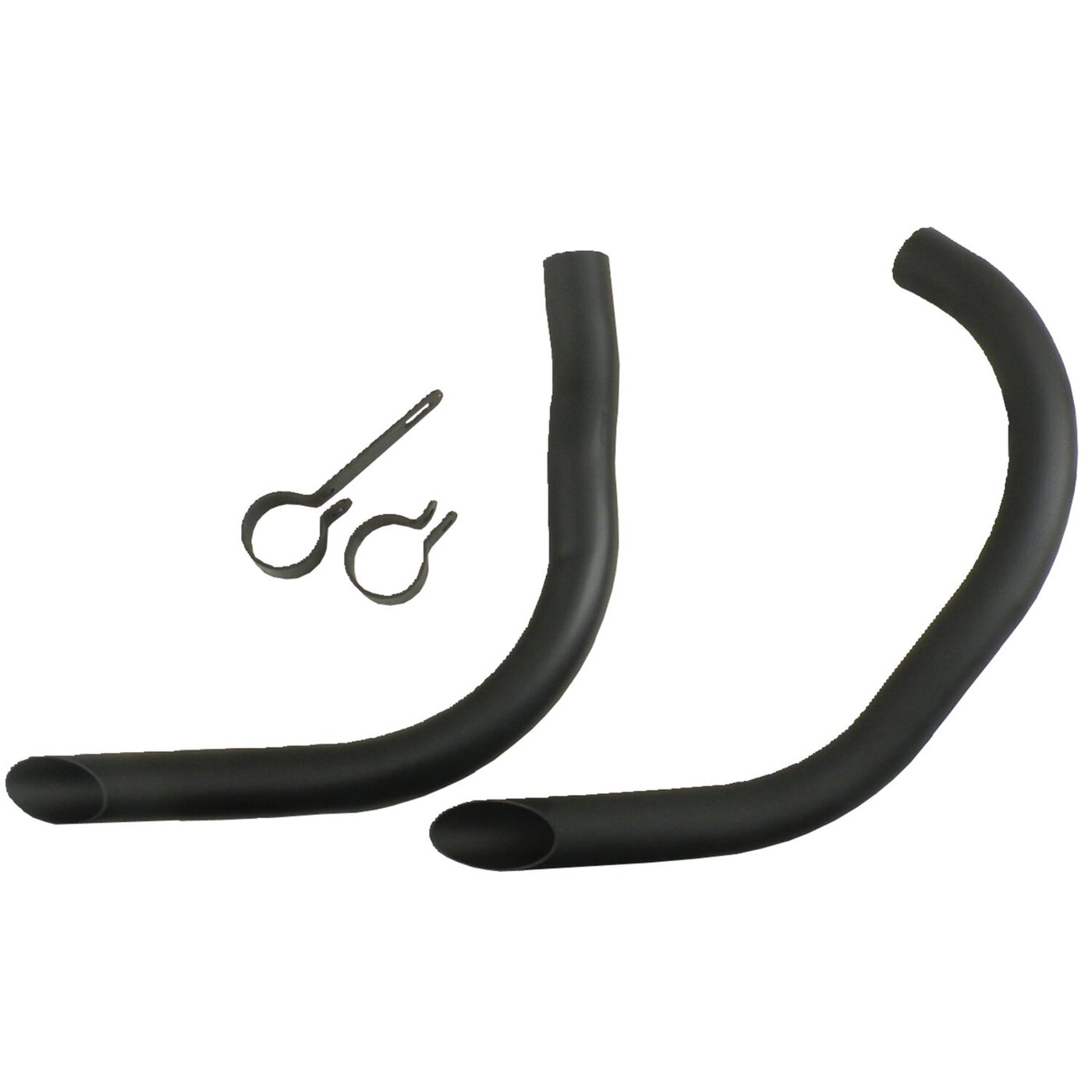 Samwel Drag pipes for 45" Flatheads, black