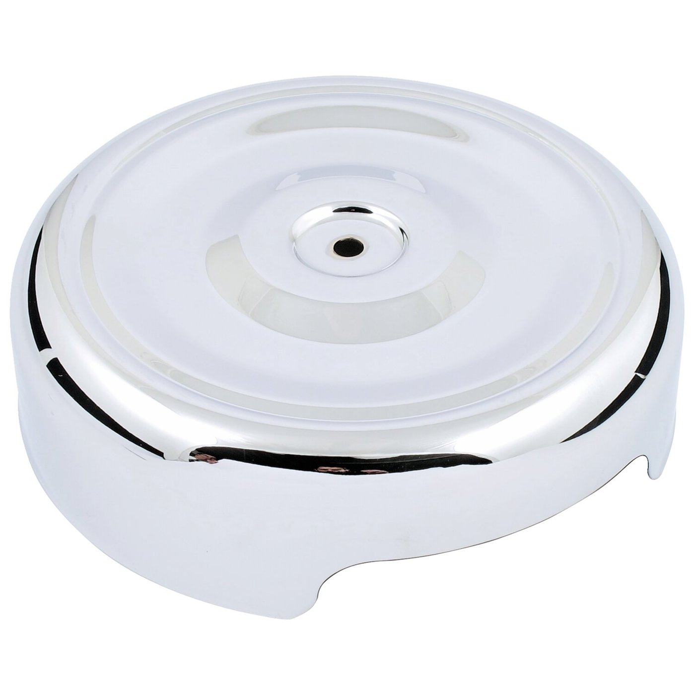 MCS Air cleaner cover, Bobber style. 8", chrome