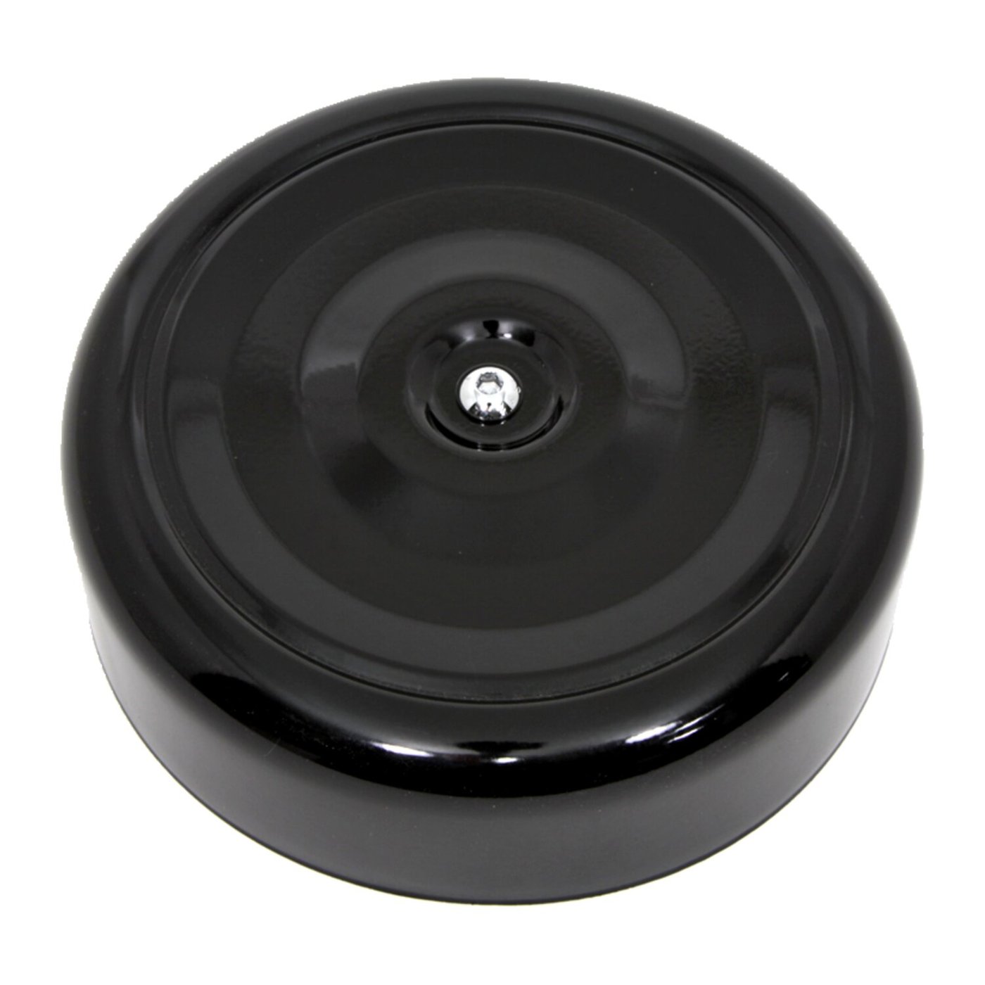 MCS Air cleaner cover, Bobber style. 7" diameter. Black
