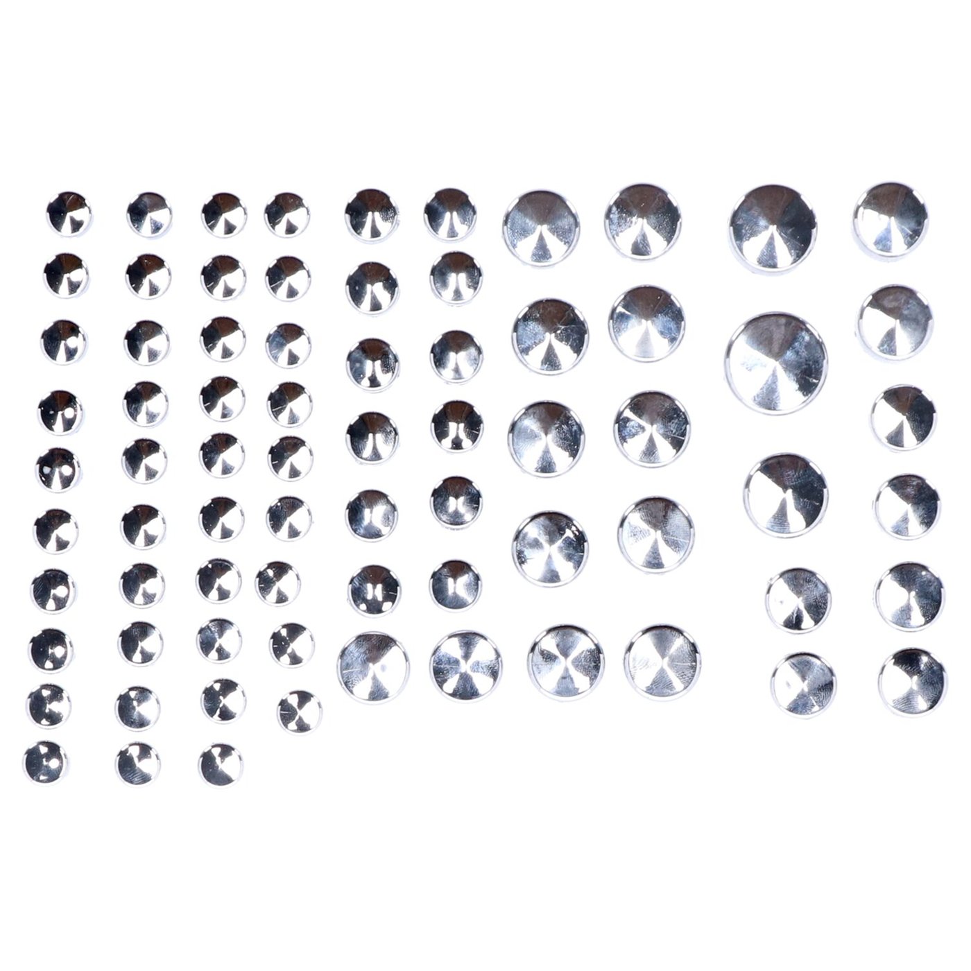 MCS Smoothtopps, push-on cover set (74pc). Chrome - Image 2