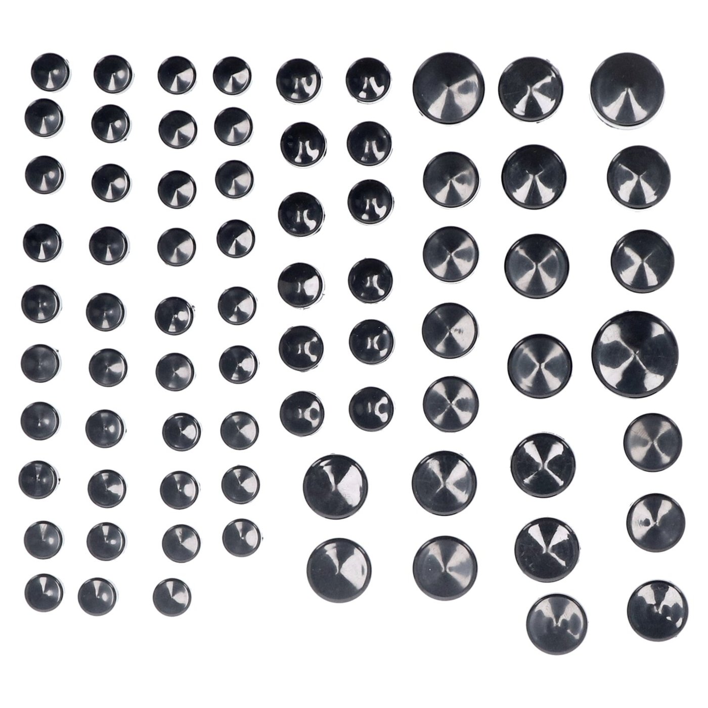 MCS Smoothtopps, push-on cover set (74pc). Black - Image 2
