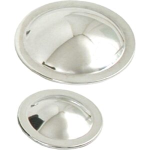 Belt Drives Ltd. BDL, primary pulley domes for 3" drives. Polished