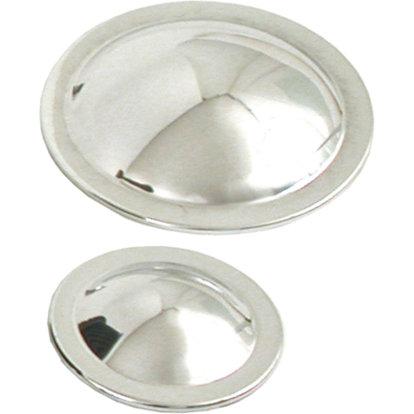 Belt Drives Ltd. BDL, primary pulley domes for 3" drives. Polished