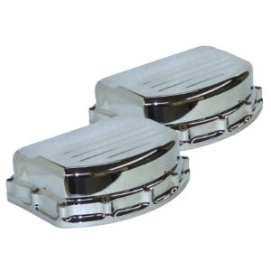 Paughco Paughco, Rocker covers. custom style aluminum. Chrome