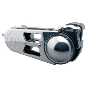 Belt Drives Ltd. BDL, EV-600 series 2" belt drive kit. Polished