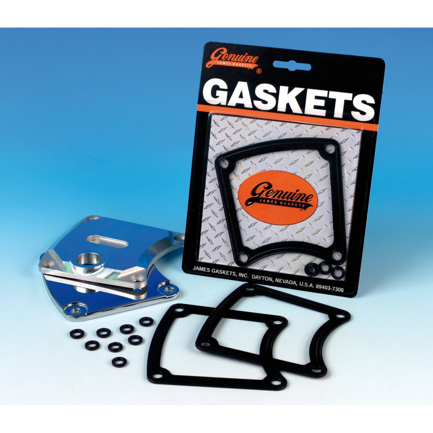 James Gaskets James, gasket inspection cover. Steel base/rubber - Image 2