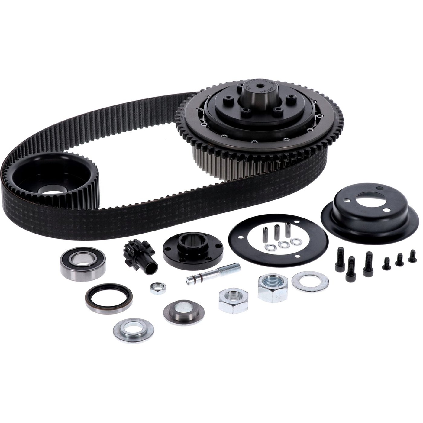 Belt Drives Ltd. BDL, bolt-in elec. start 8mm belt drive kit. Softail