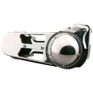 Belt Drives Ltd. BDL, EV-575 series 2" belt drive kit. Polished