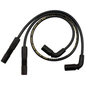 Accel Accel, 8mm Ferro Spiral core spark plug wire set. Black
