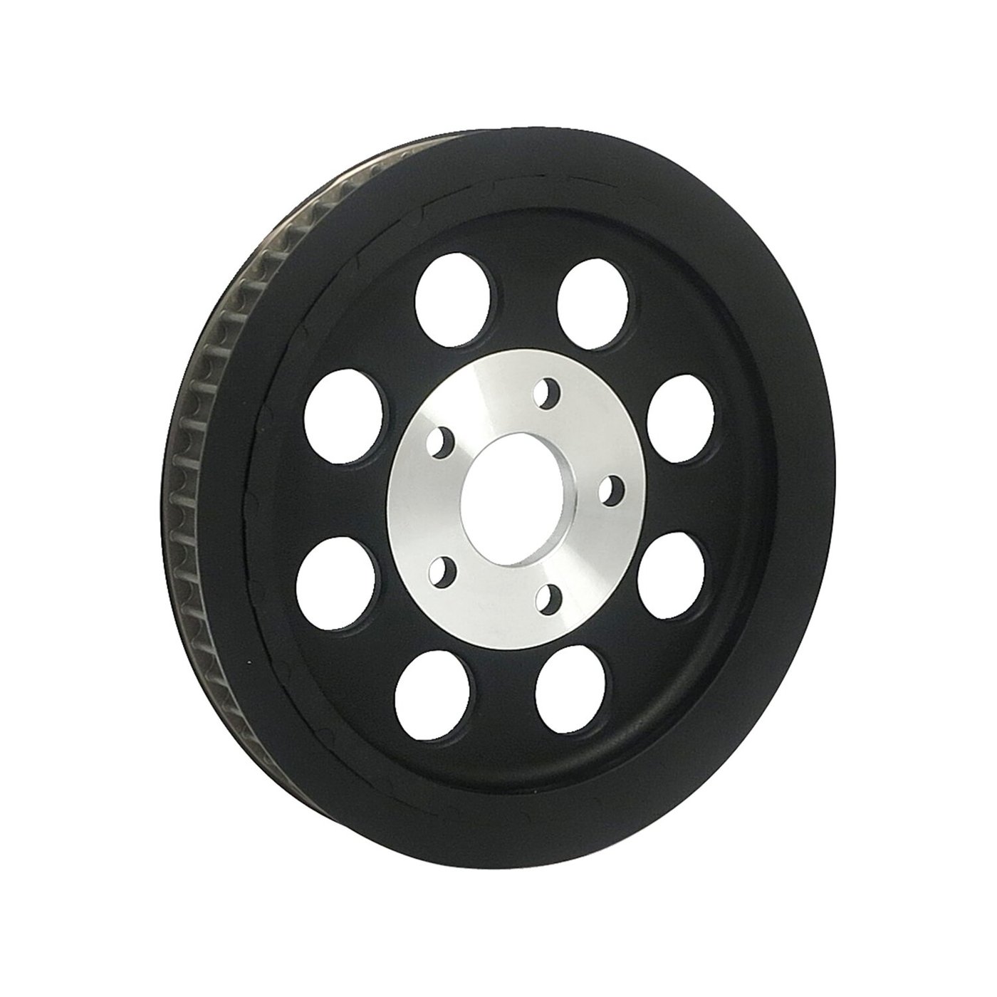 MCS Reproduction OEM style wheel pulley 61t, 1-1/8" belt. Black - Image 2