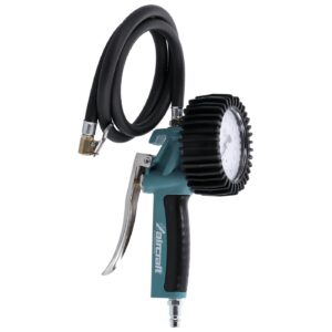 Tengtools Aircraft, tire inflator with 0-10 bar gauge