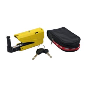 Abus Abus, 8077 Granit Detecto XPlus 2.0 disc brake lock. Yellow