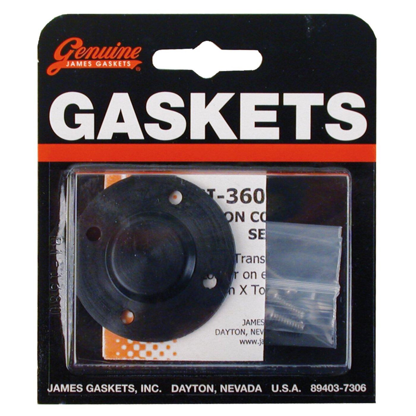 James Gaskets James end plate, countershaft. Black