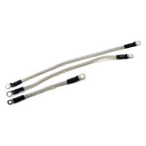 All Balls All Balls, battery cable kit. Clear. 8", 13",13"