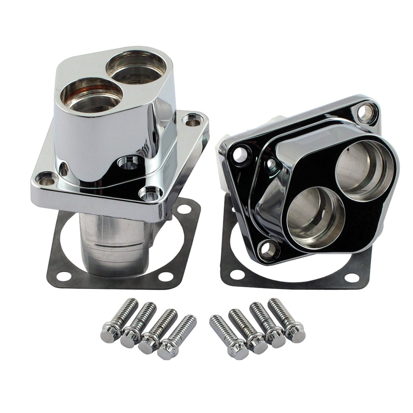 S&S S&S, 84-99 billet tappet block set front/rear. Chrome