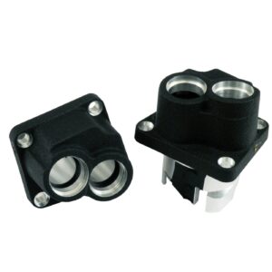 S&S S&S, 84-99 cast tappet block set front/rear. Black