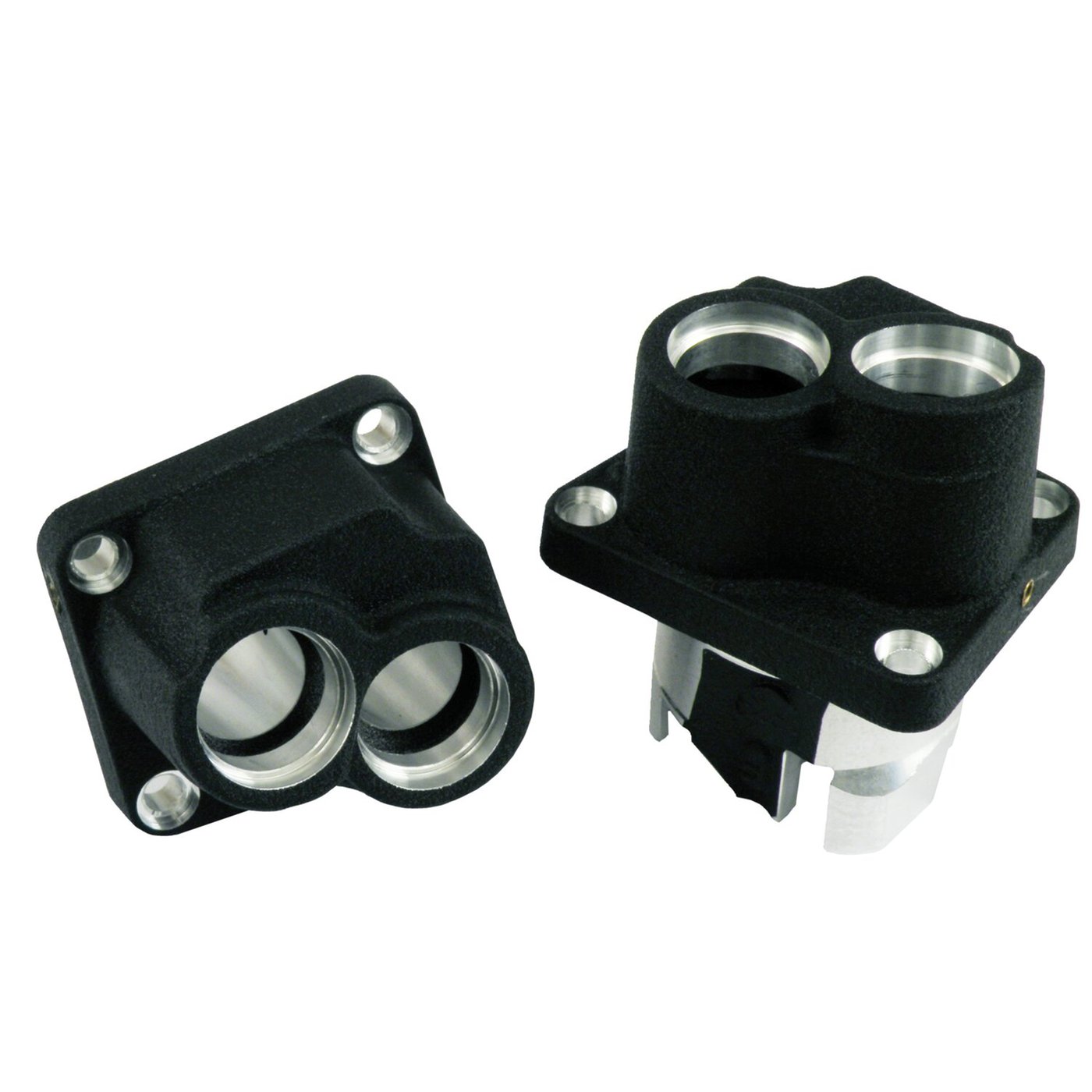 S&S S&S, 84-99 cast tappet block set front/rear. Black
