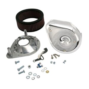 S&S S&S, teardrop air cleaner assembly. Chrome