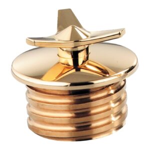 Kustom Tech Kustom Tech, Spinner gas cap. Vented. Brass